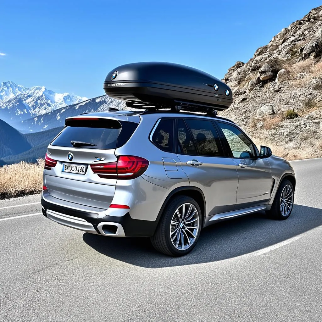 BMW X5 with Roof Box