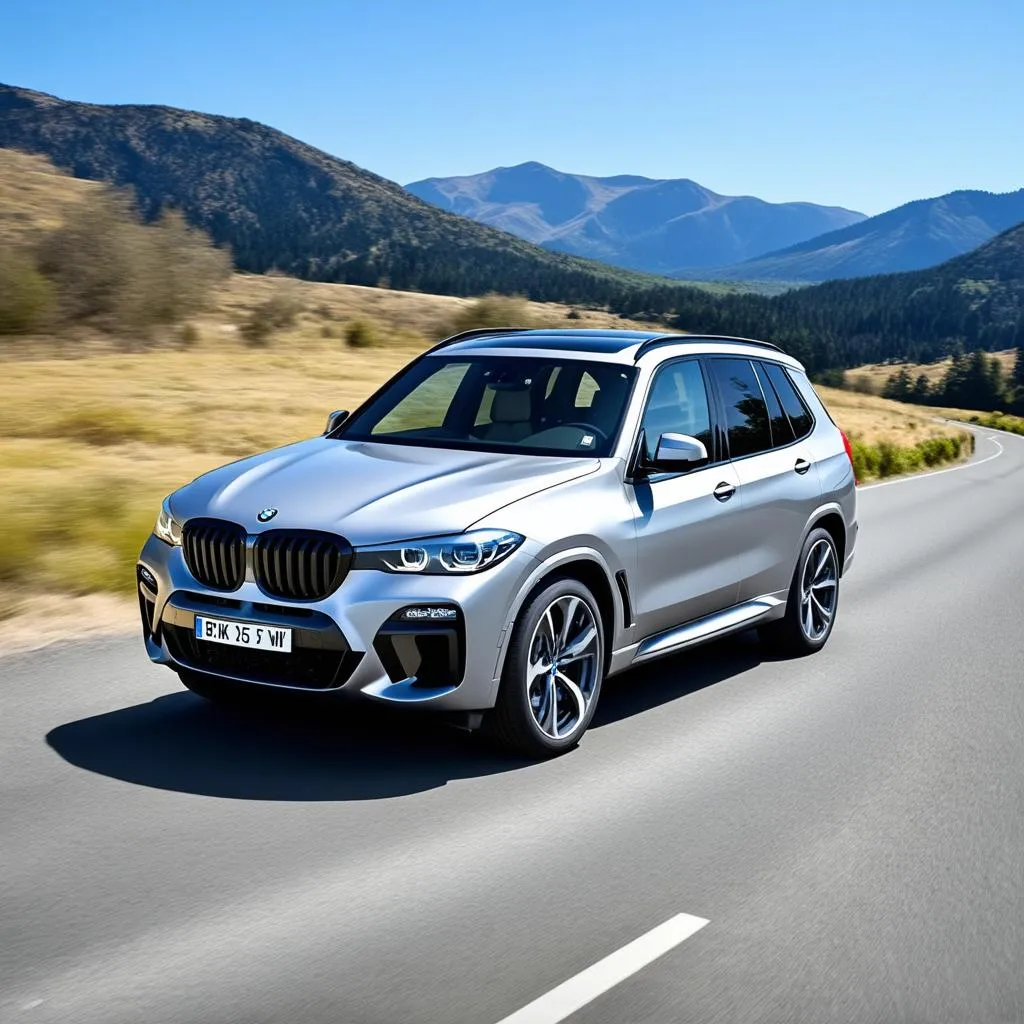 BMW X5 xDrive45e on the Road