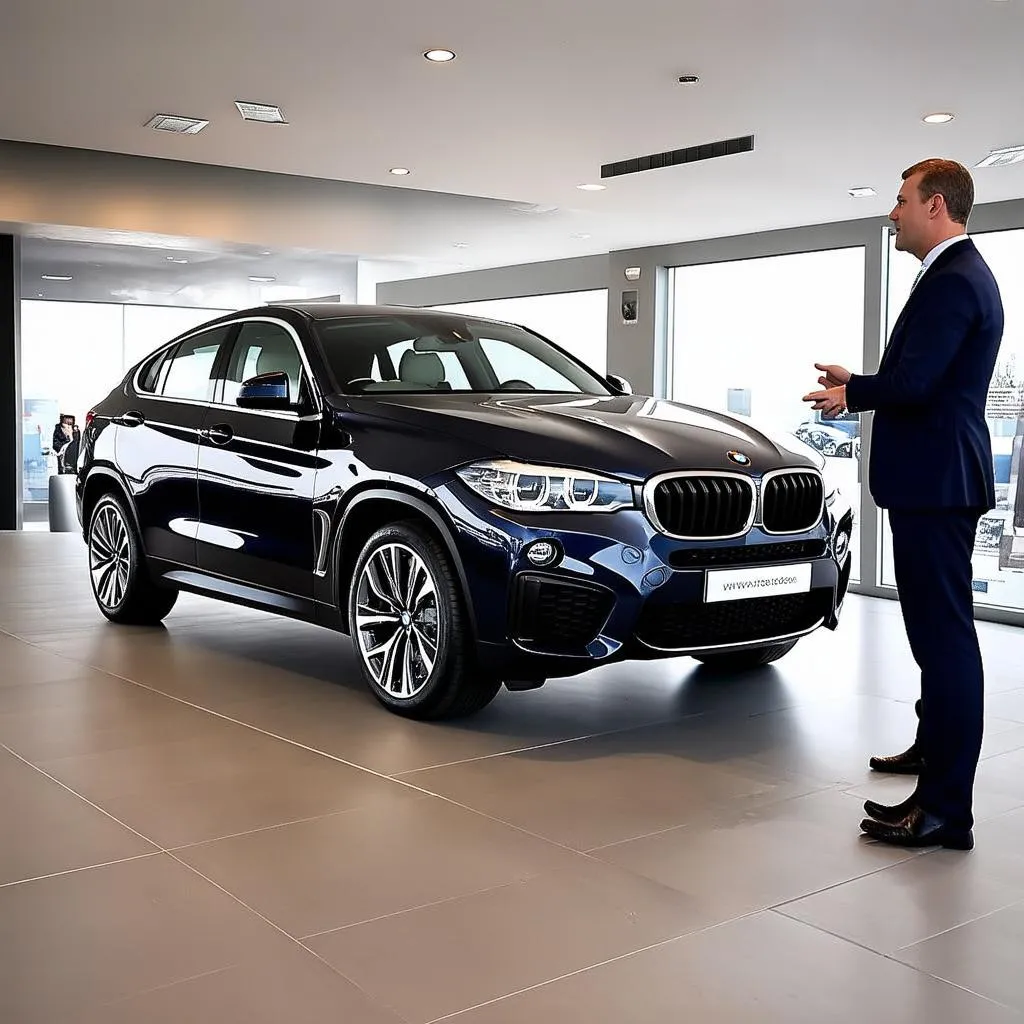 BMW X6 at a Dealership