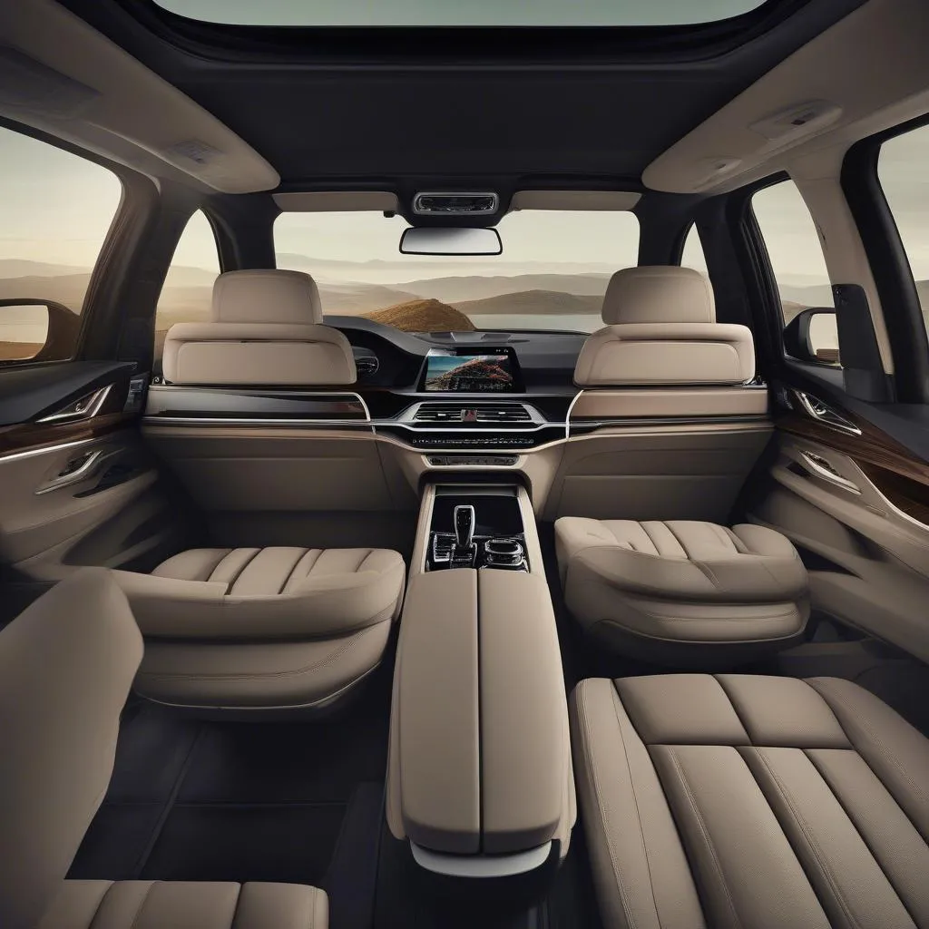 BMW X7 Interior Space