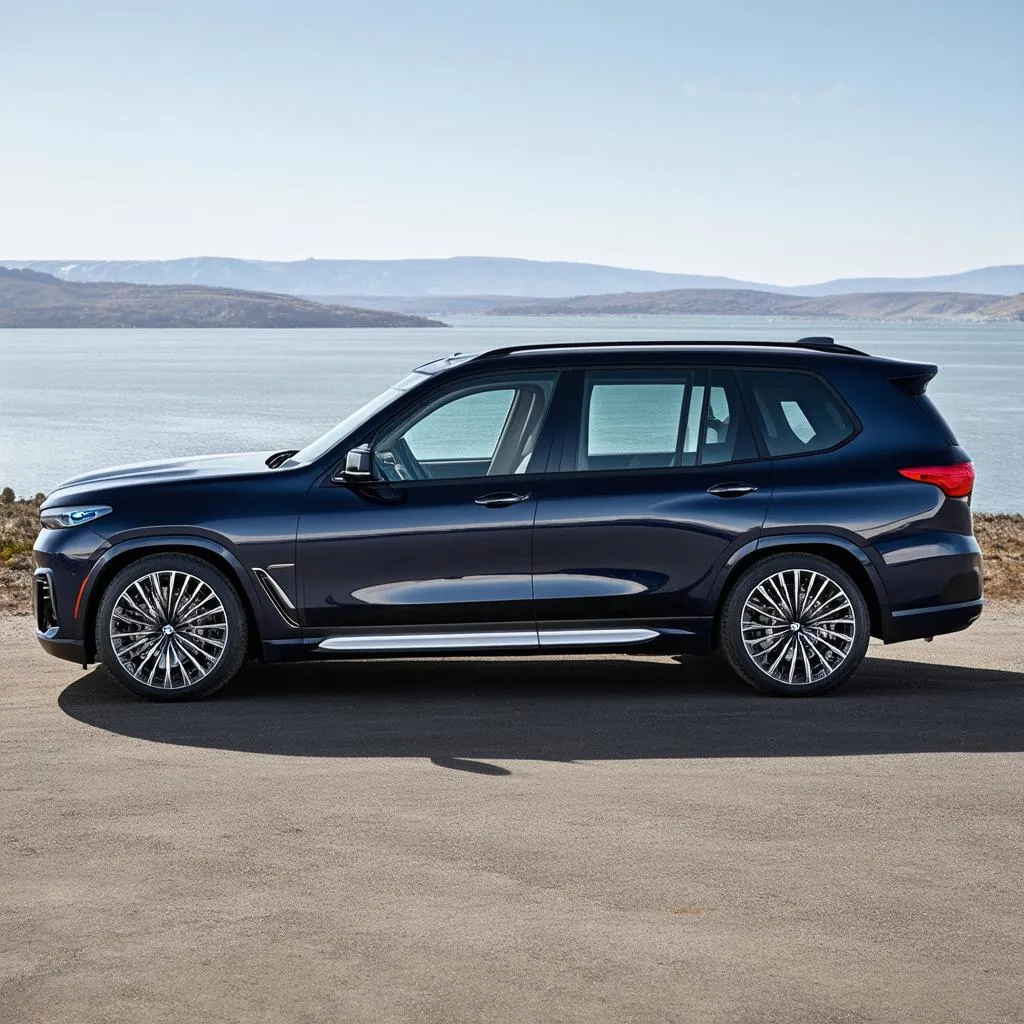 bmw x7 side profile