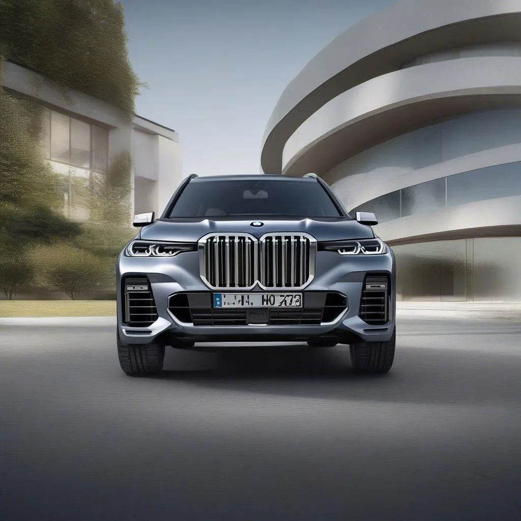 BMW X7 with the New Grill Design