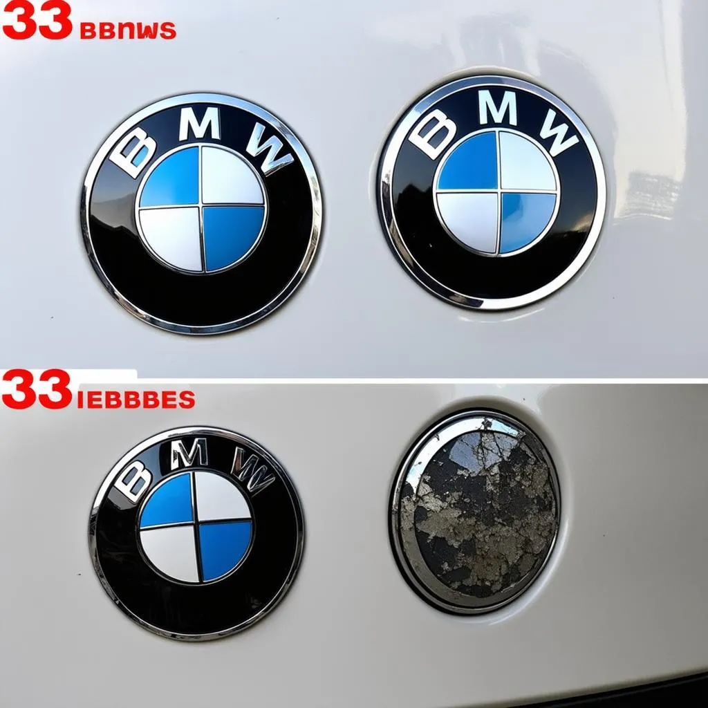 BMW Z3 Emblem Comparison