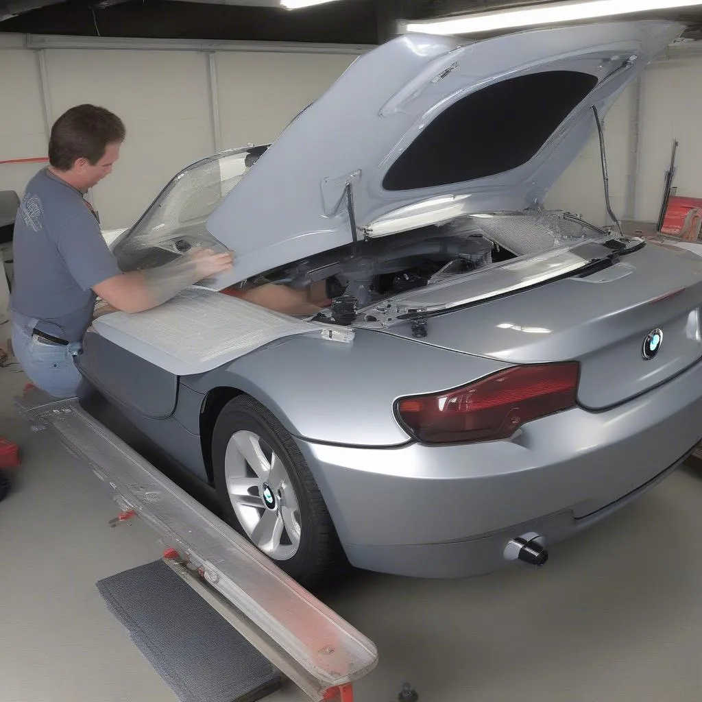 BMW Z4 E85 hardtop installation guide