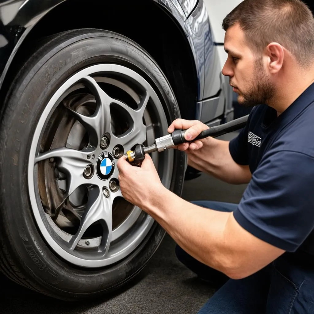 2003 BMW Z4 Wheel Installation