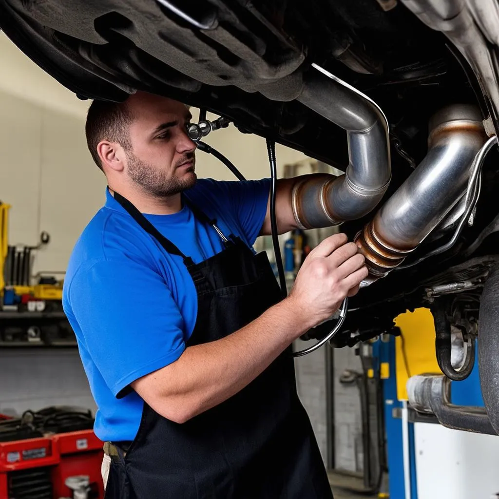 BMW 325i Exhaust Leak