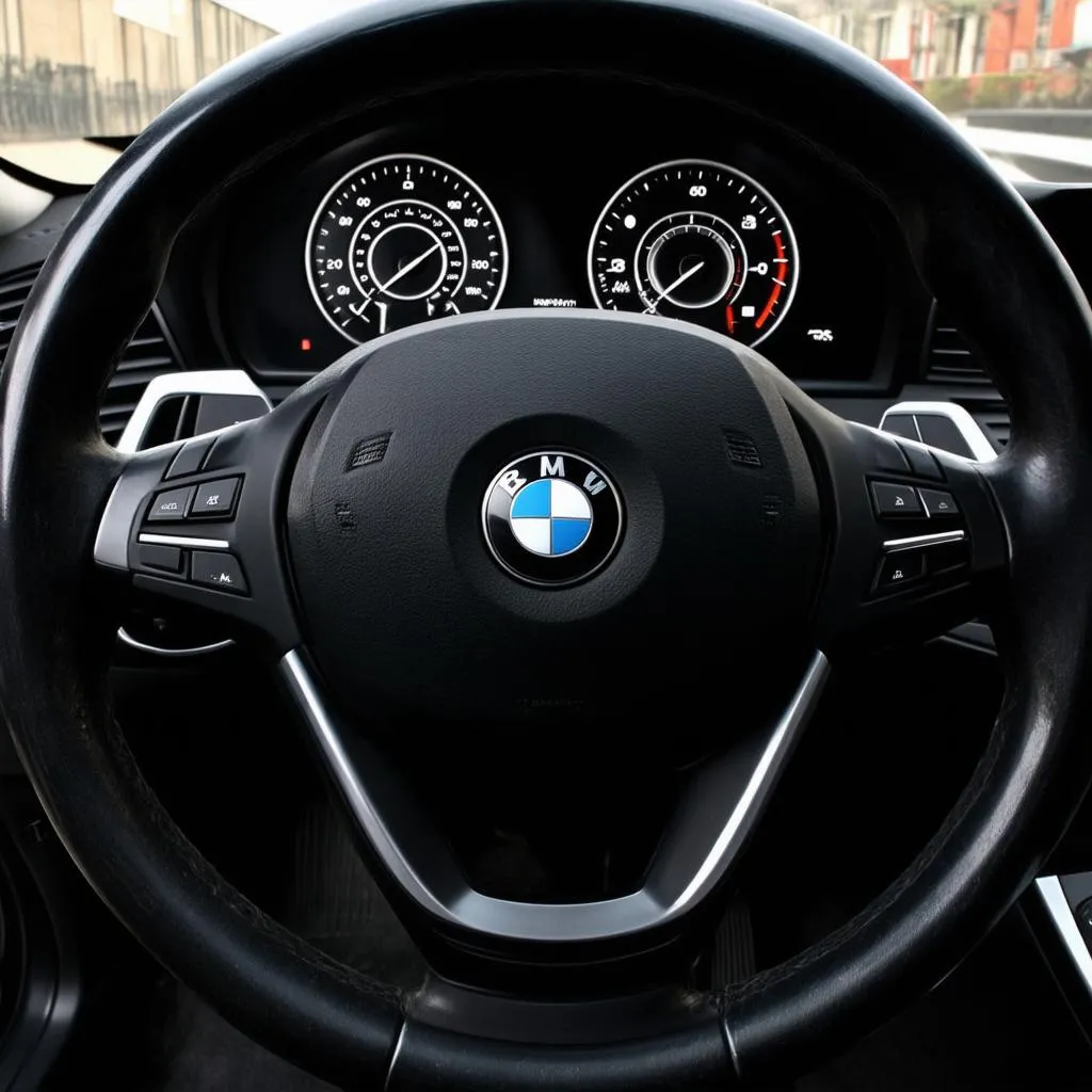 Dashboard of BMW 535i 2011