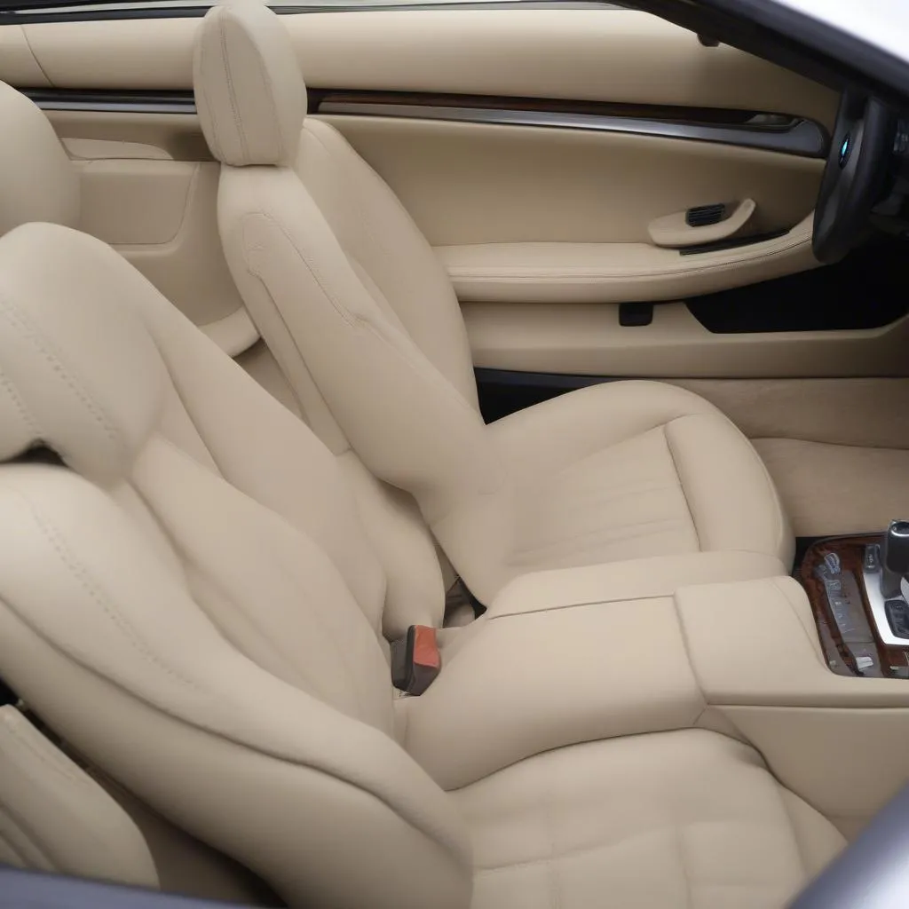 BMW 650i Convertible interior