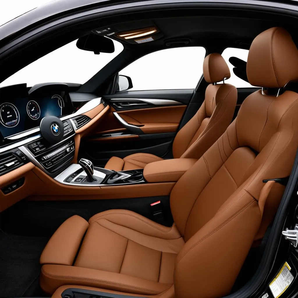 BMW Cognac Interior