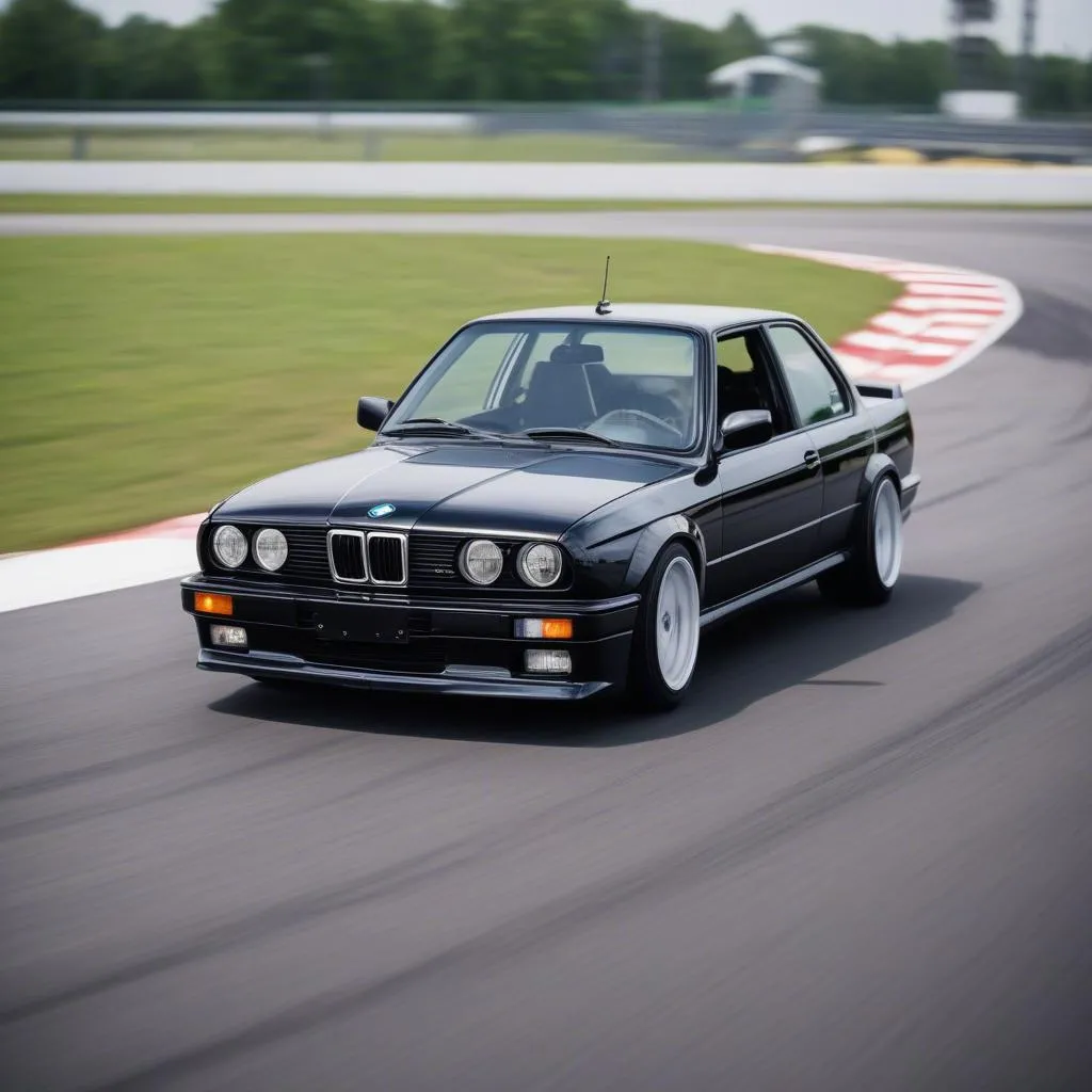 BMW E30 on a Track Day