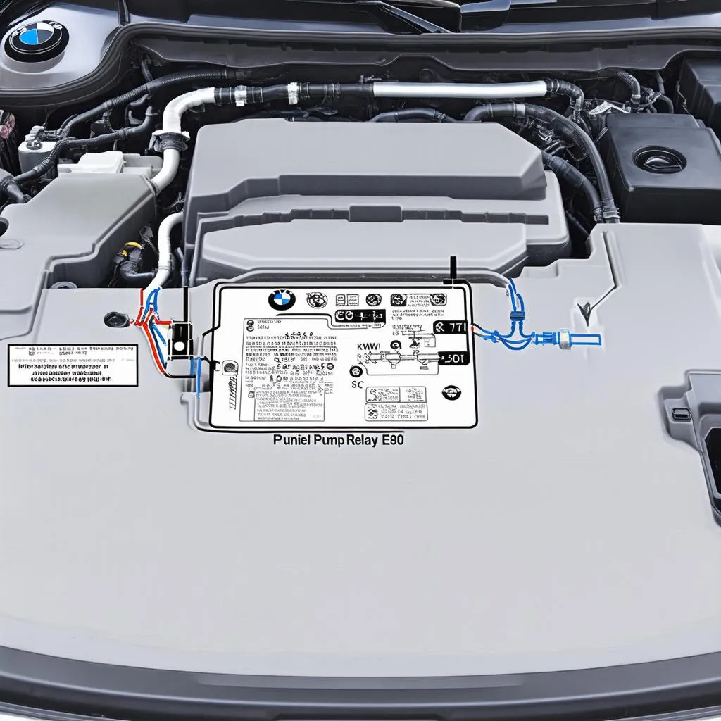 BMW E90 Fuel Pump Relay Diagram