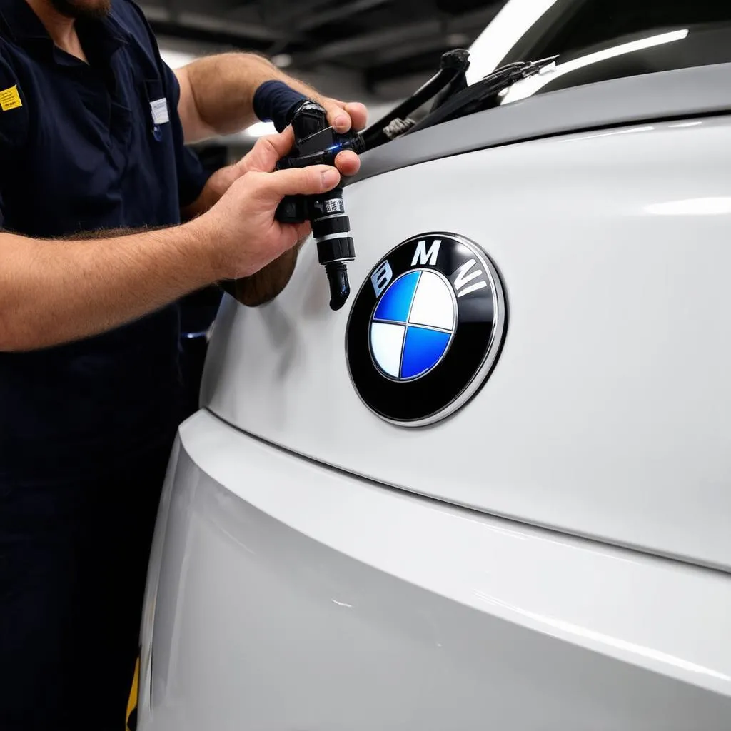 BMW Emblem LED Installation