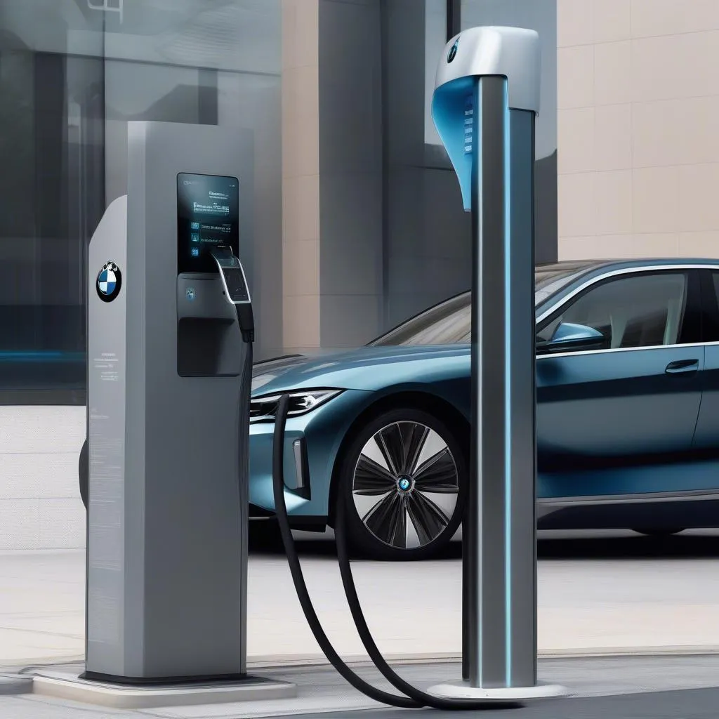 BMW i4 Charging