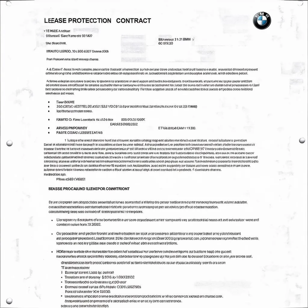 bmw lease protection document