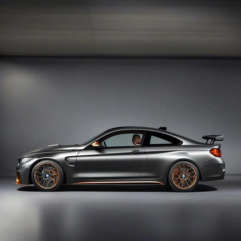 BMW M4 GTS side view