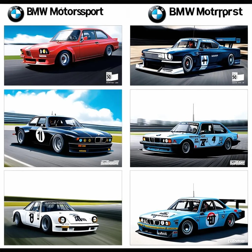 bmw motorsport posters