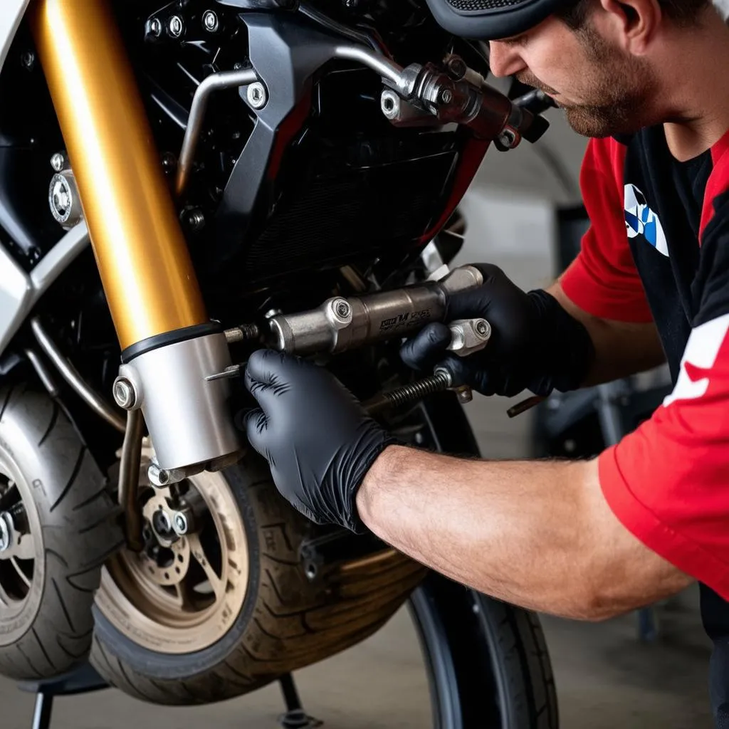 BMW R1200GS Fork Repair