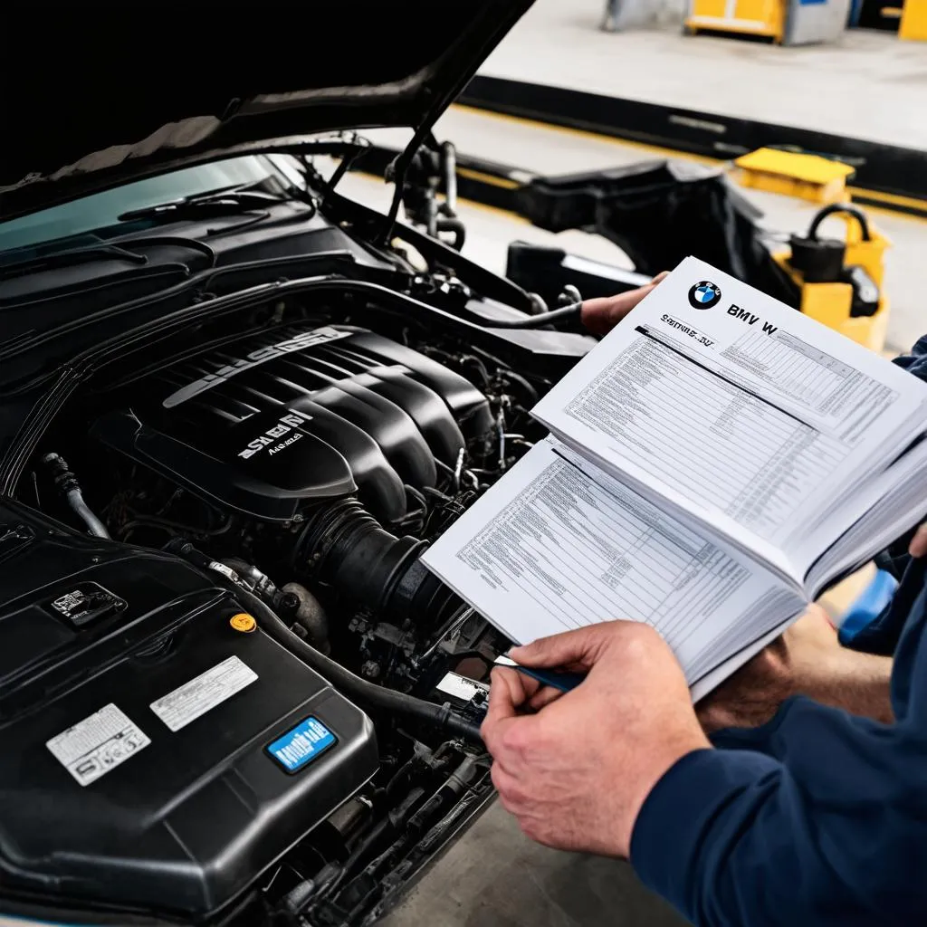 BMW service record