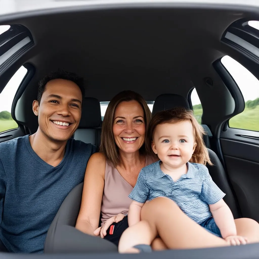 Safe and Happy Family Road Trip in a BMW X3