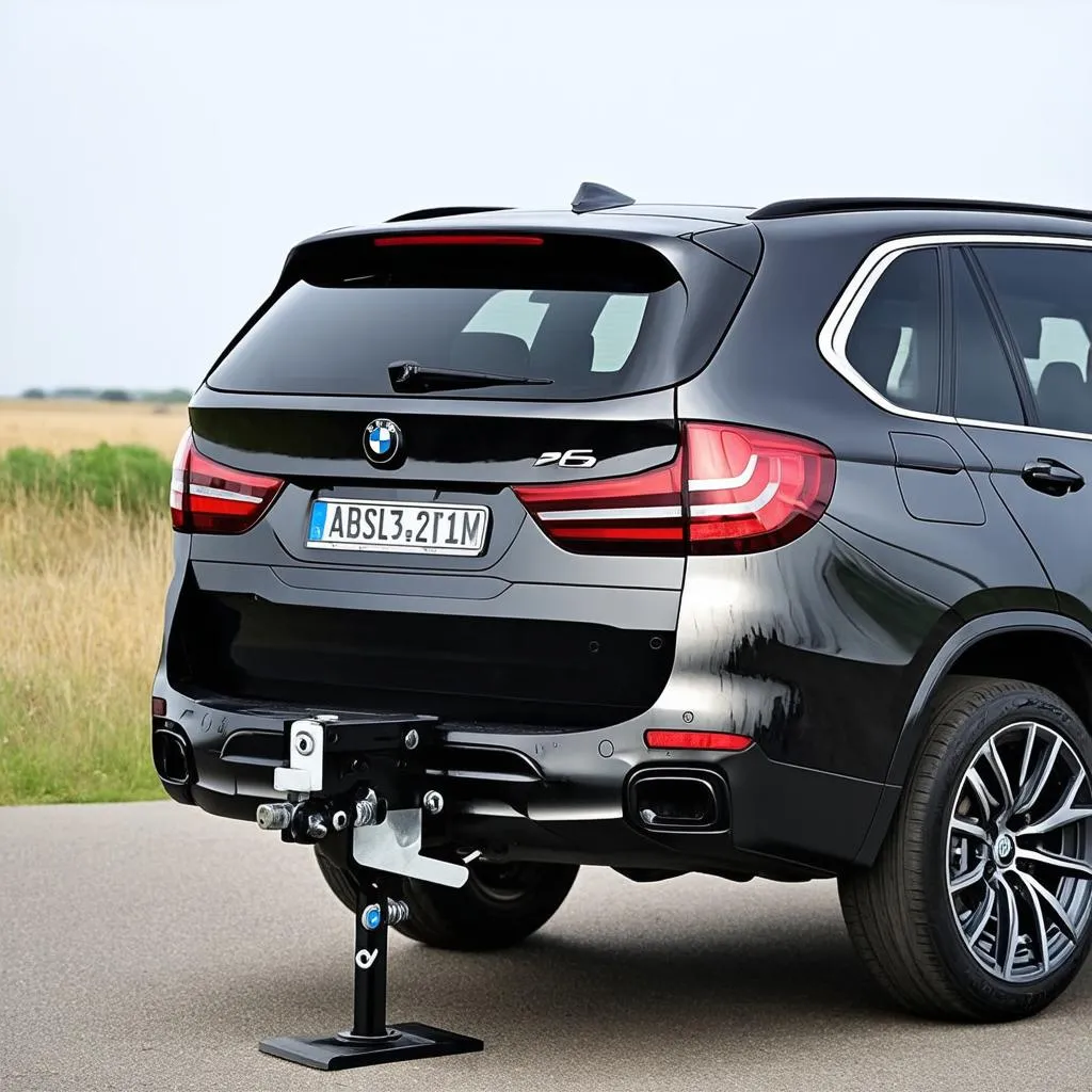 BMW X5 tow hitch installation