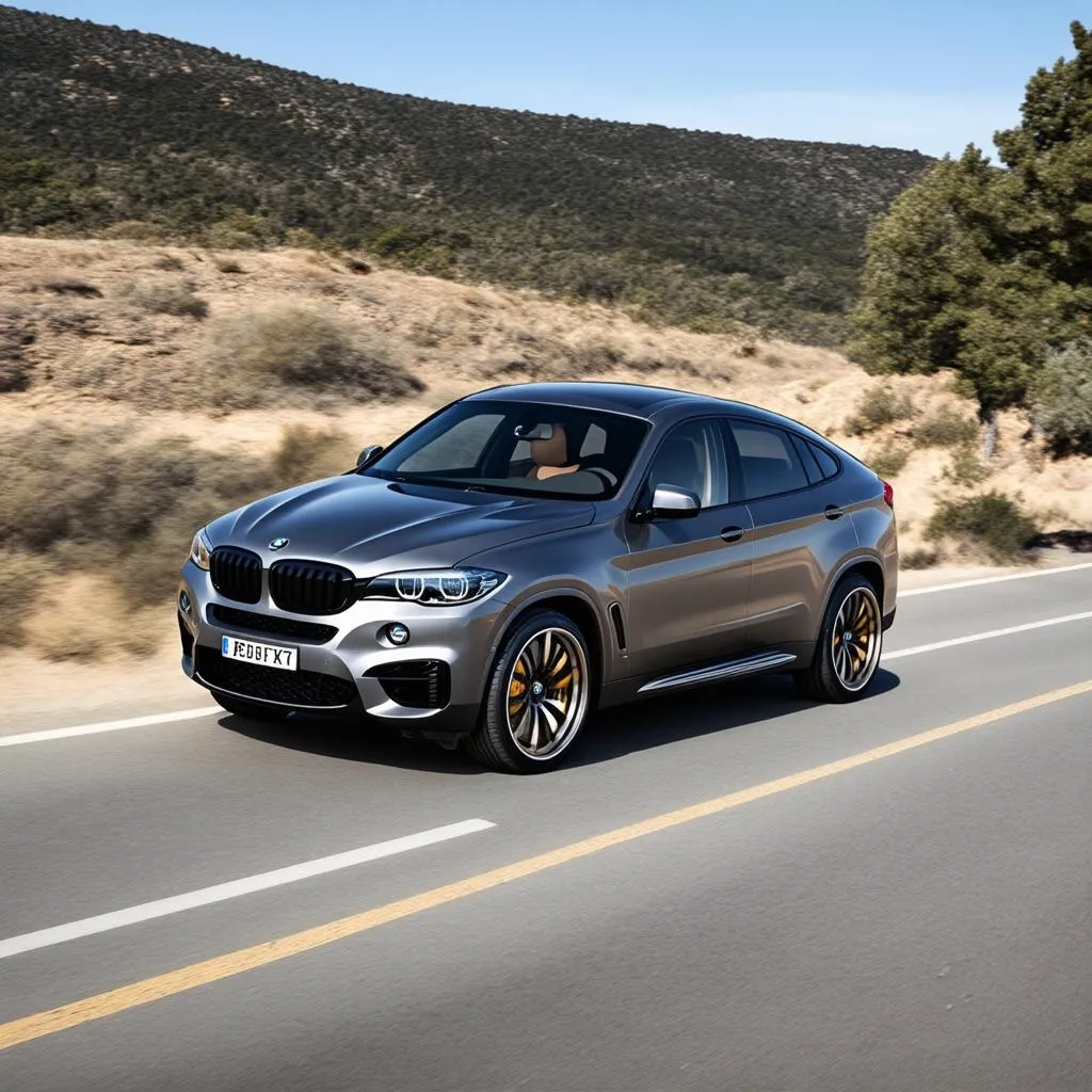 BMW X6 with 22 inch wheels