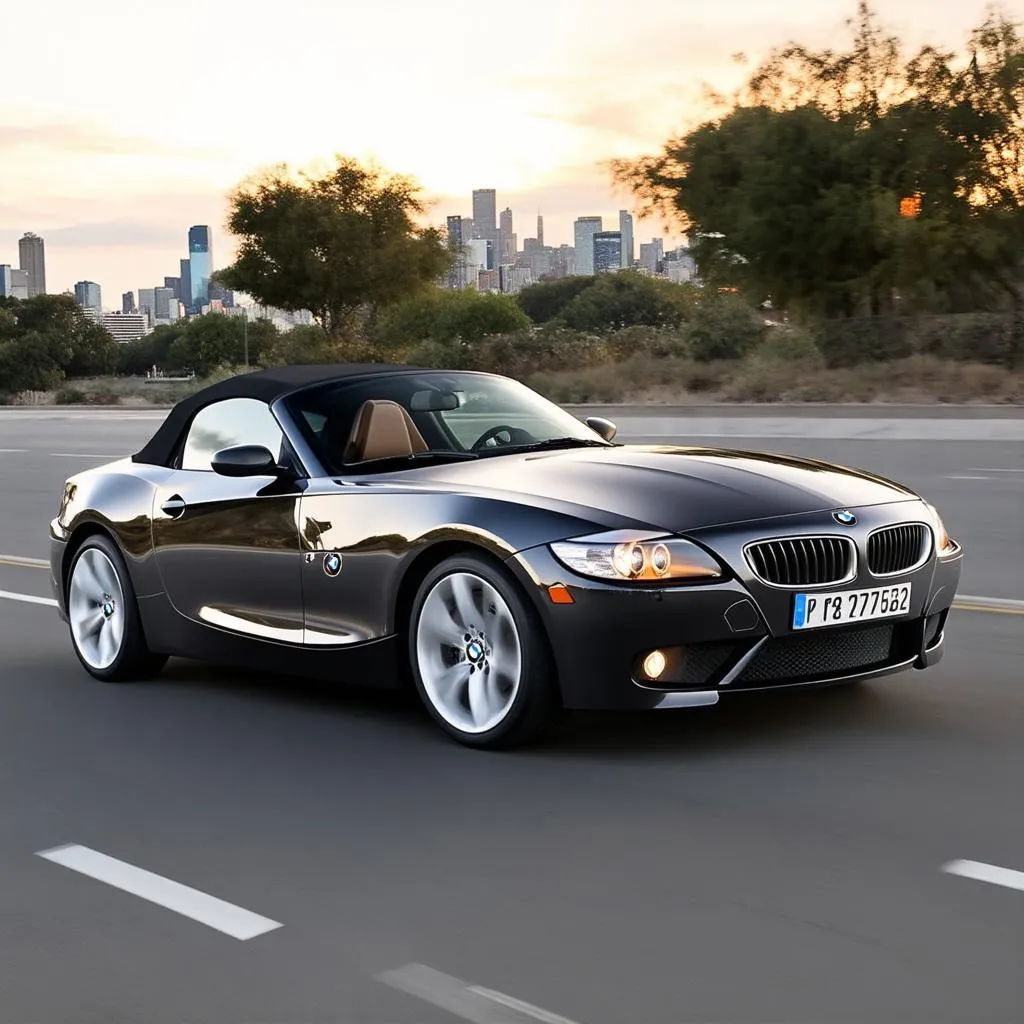 BMW Z4 Hardtop Sunset