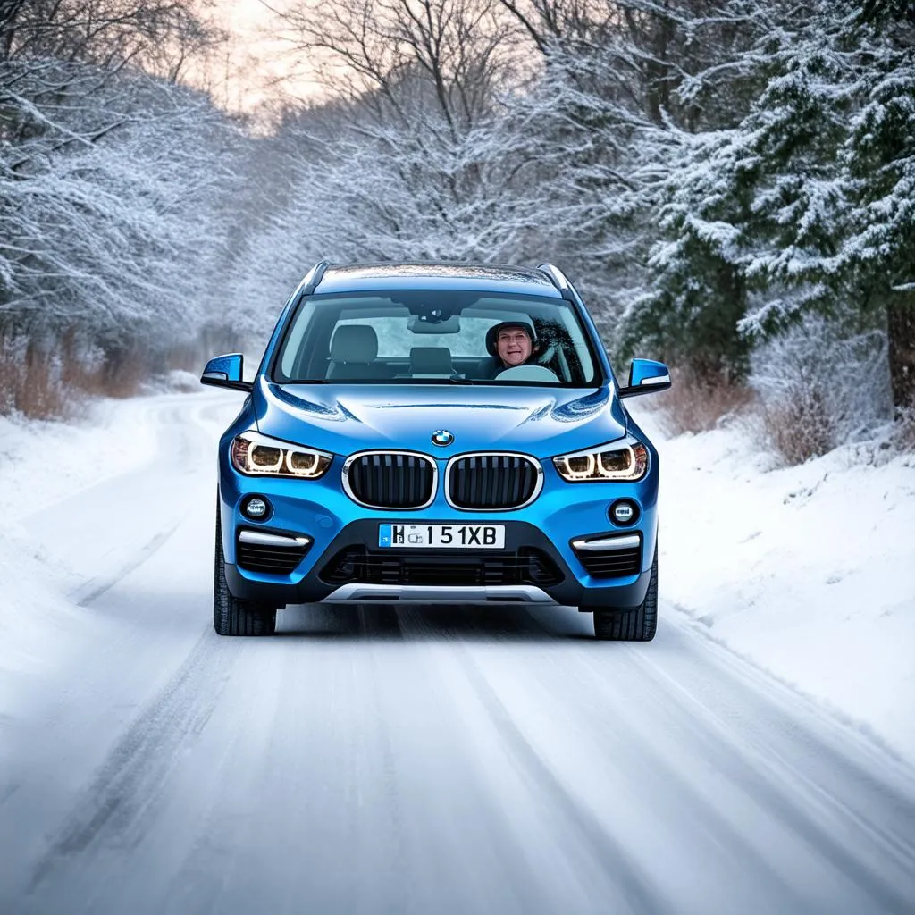 driving_bmwx1_in_snow