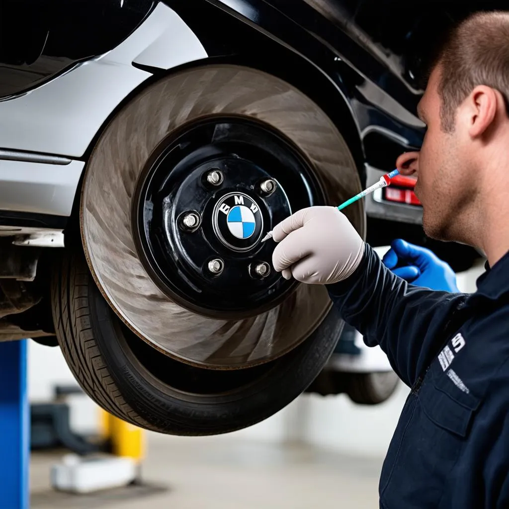 Checking BMW Brake Fluid