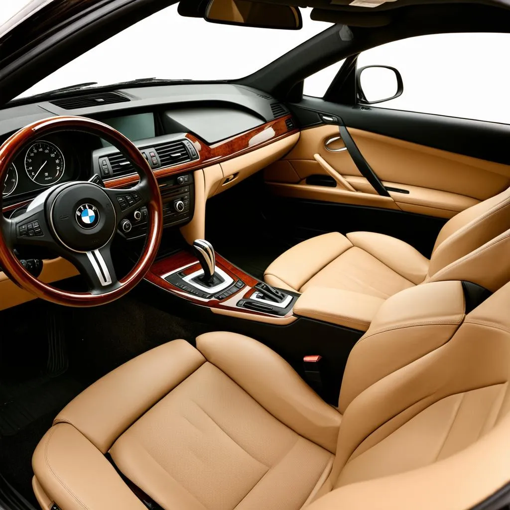 Canberra Beige BMW Interior