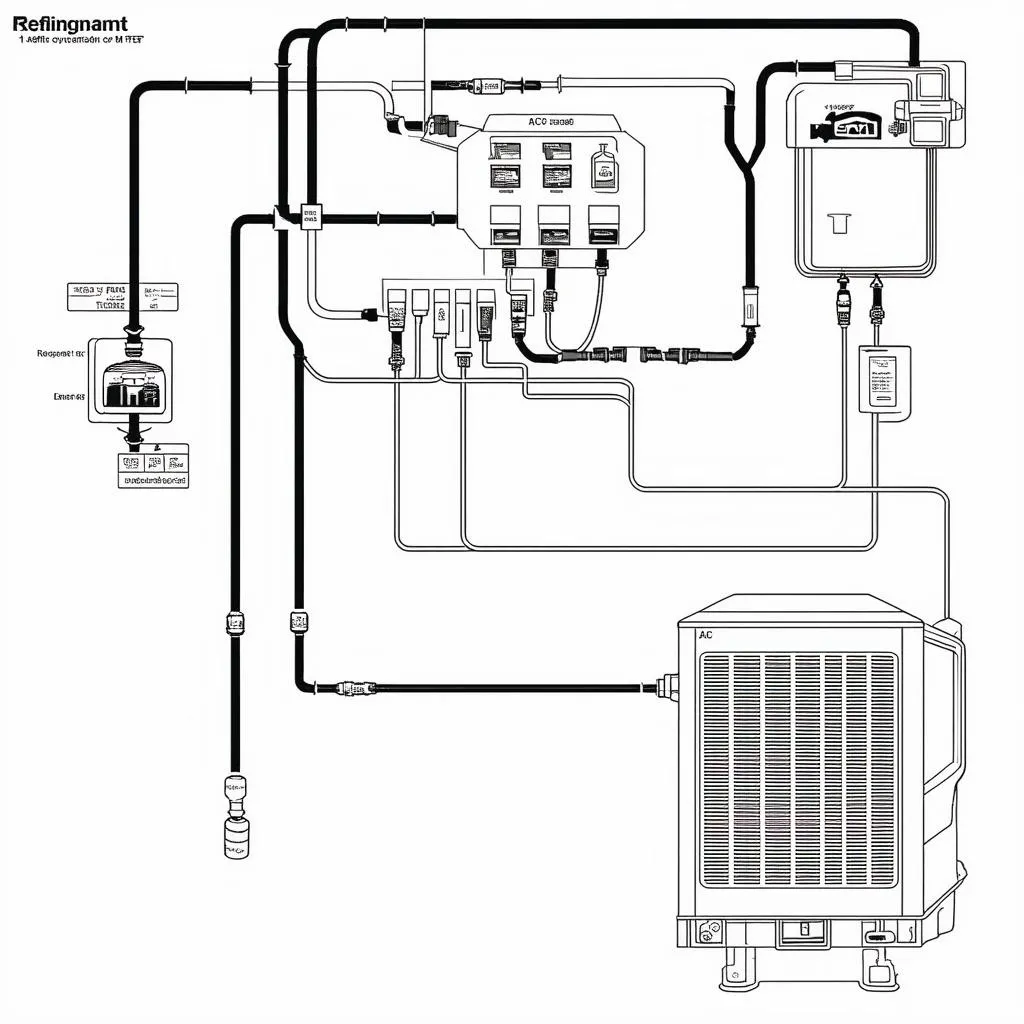 Car AC System Diagram