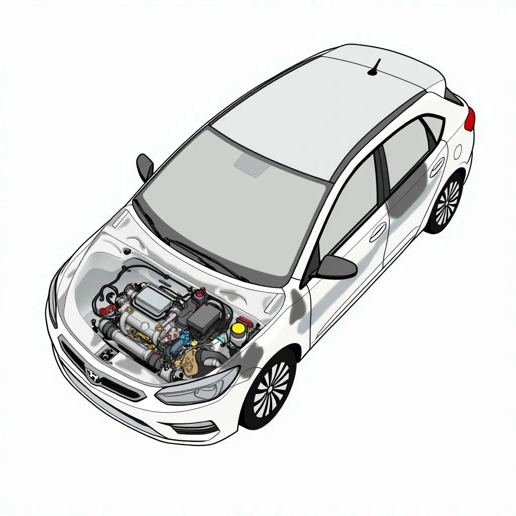 Modern Car AC System Components