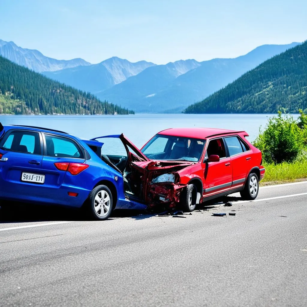 Car Accident in Medicine Lake