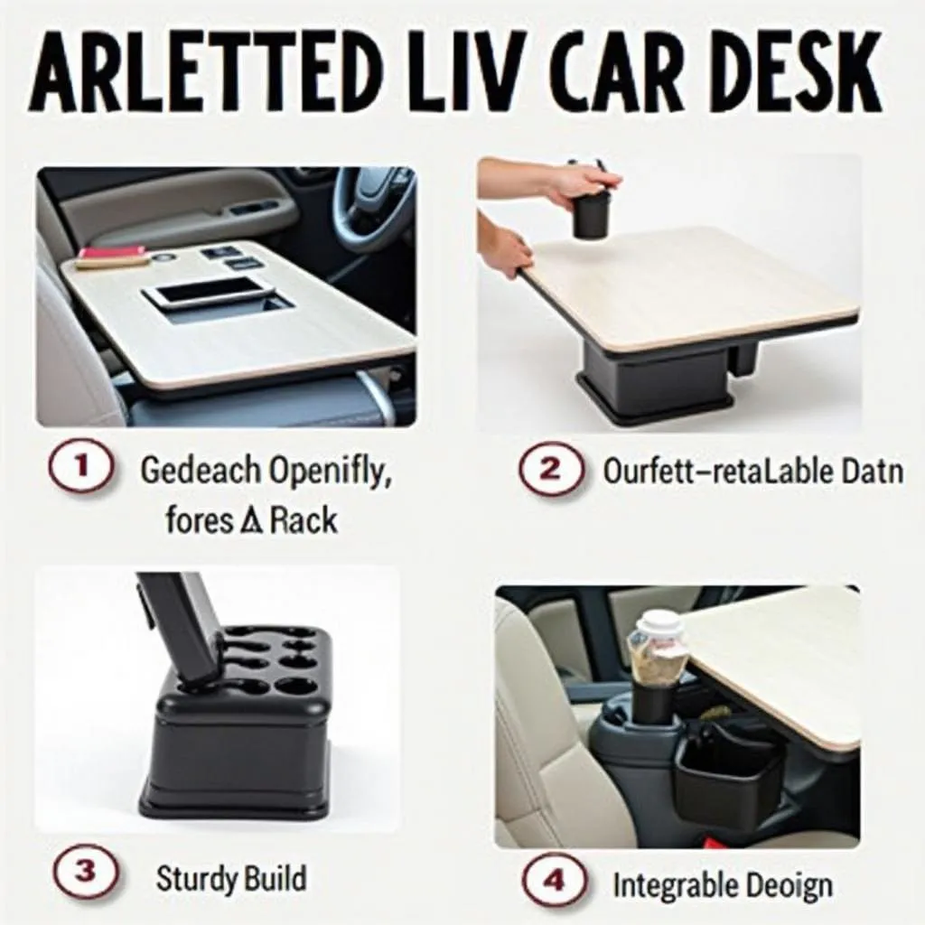 Car Desk Features