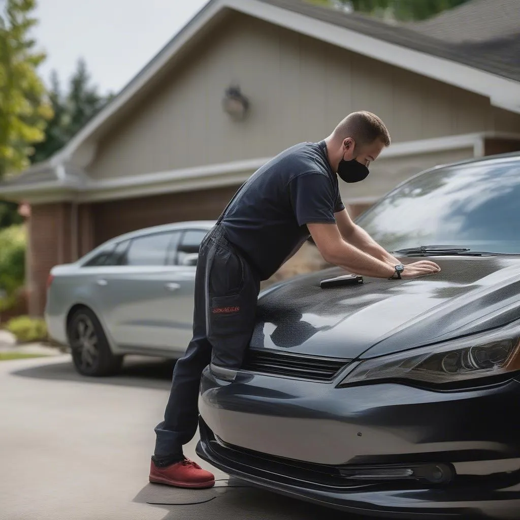 mobile car detailer