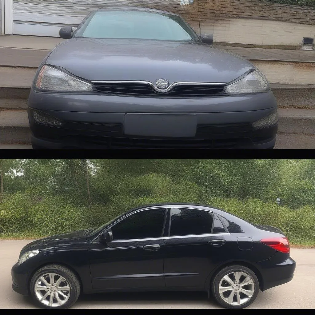 Before and After Car Detailing