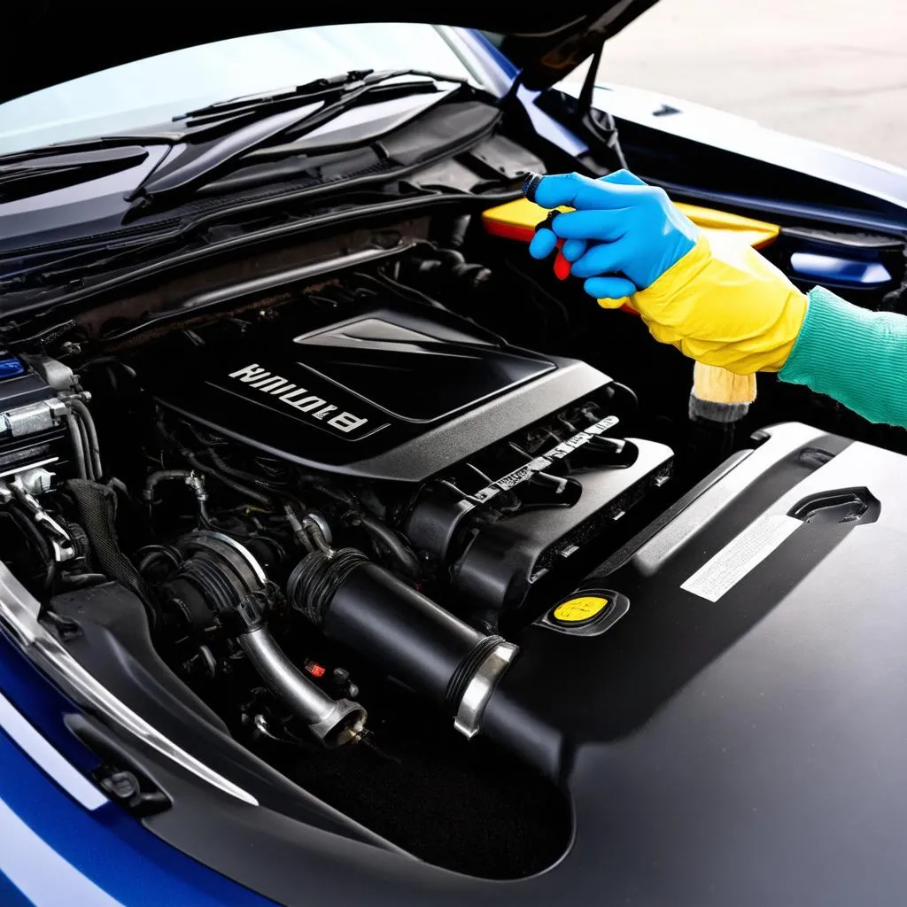 Car Engine Cleaning