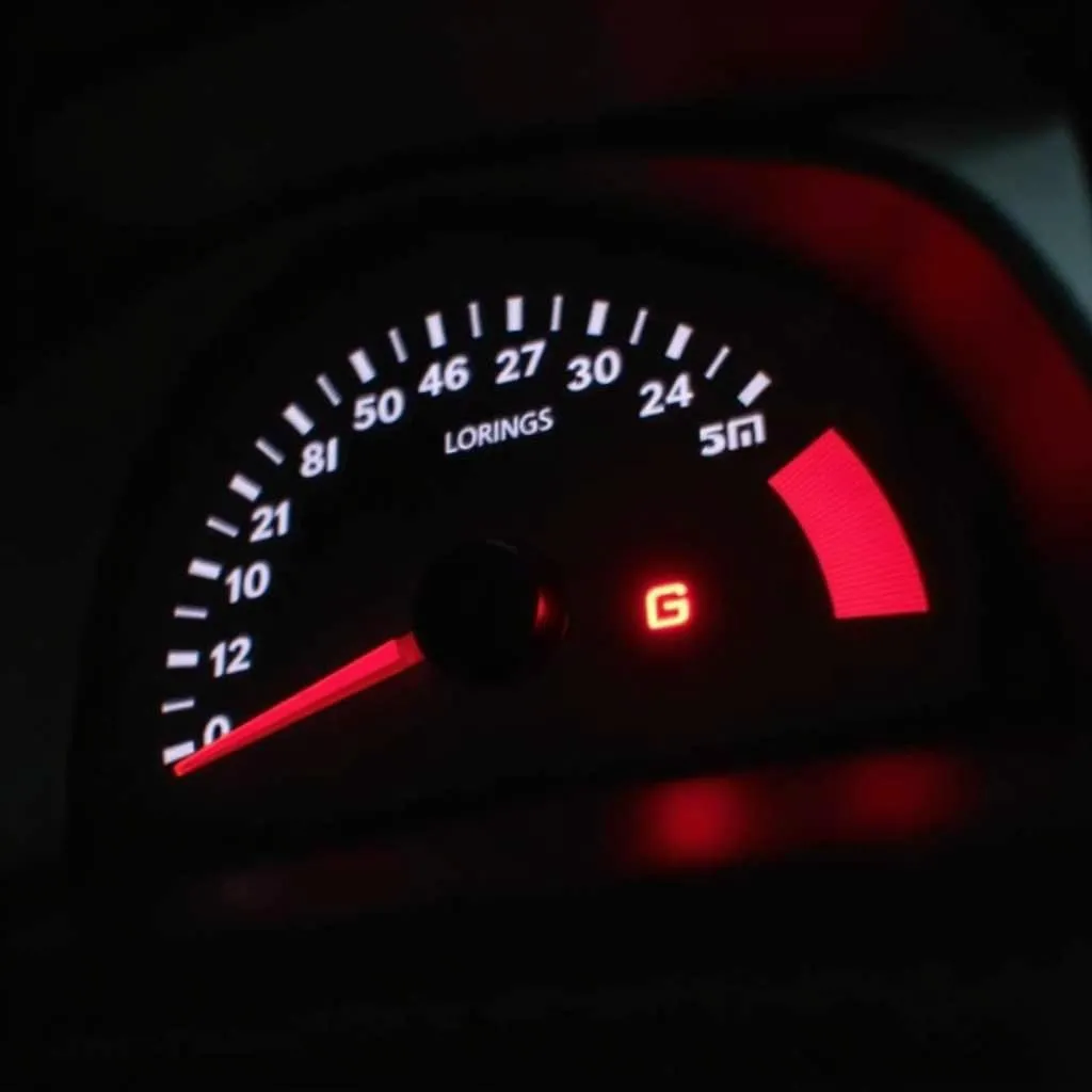 Car Engine Overheating Warning Light