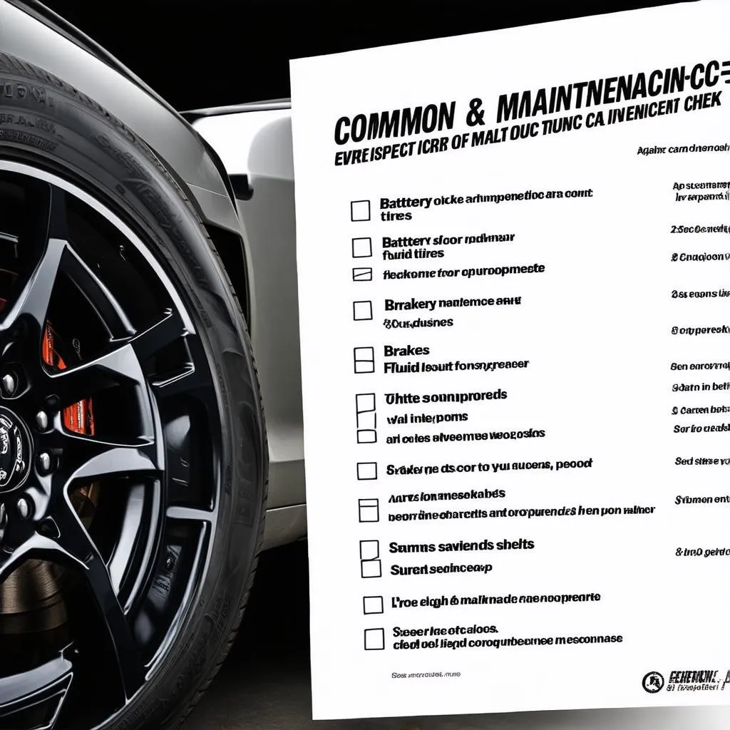 Car Inspection Checklist