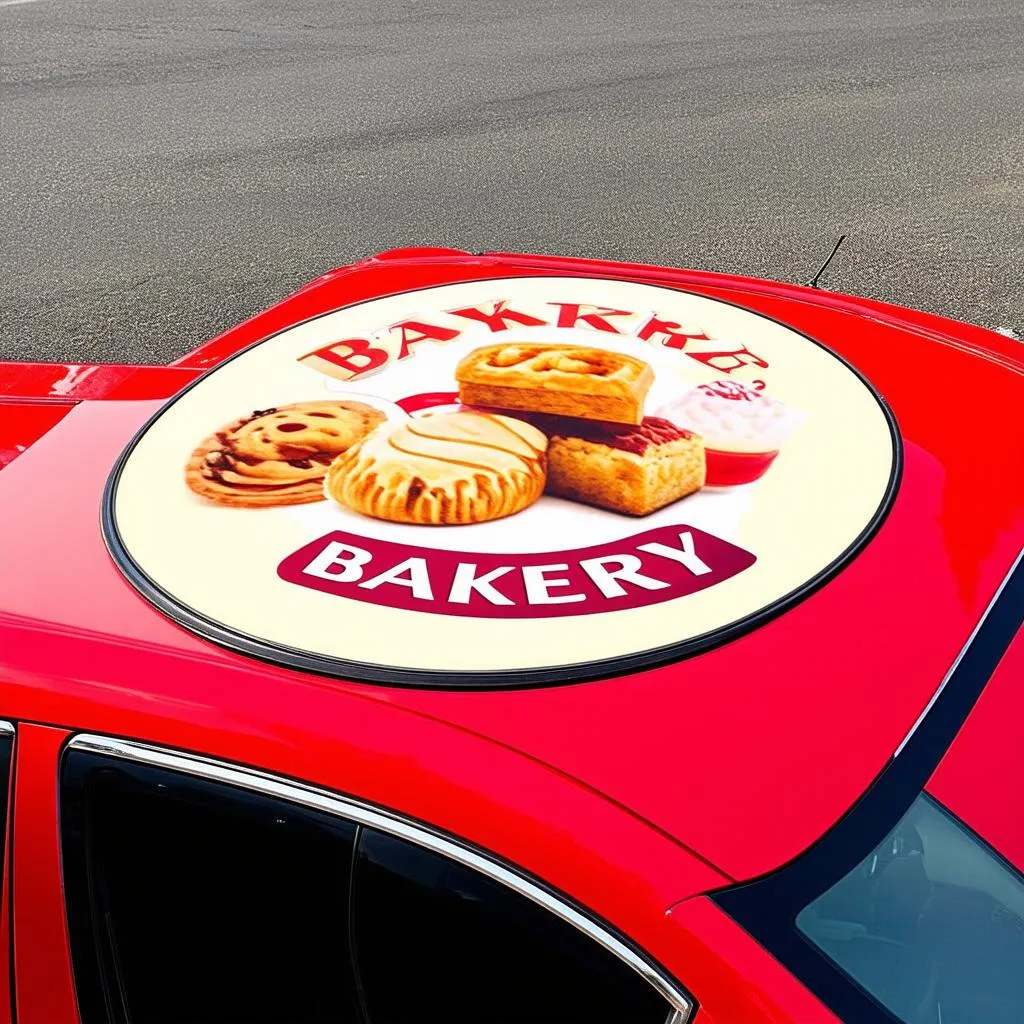 car roof sign for business advertising