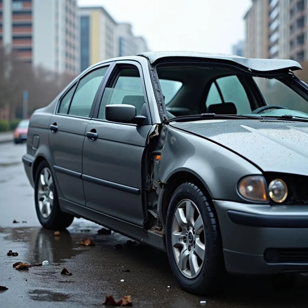 Car Side Impact Damage