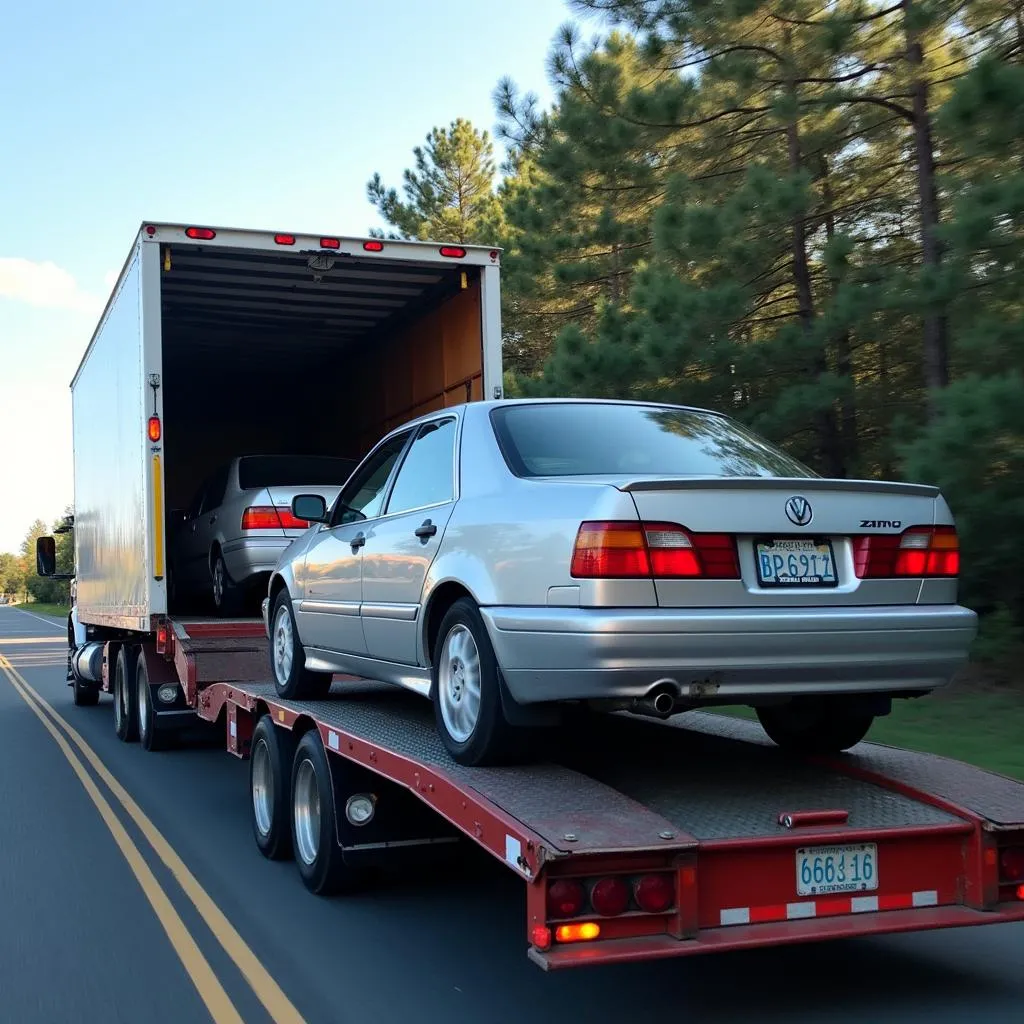 Car Transport on Open Carrier