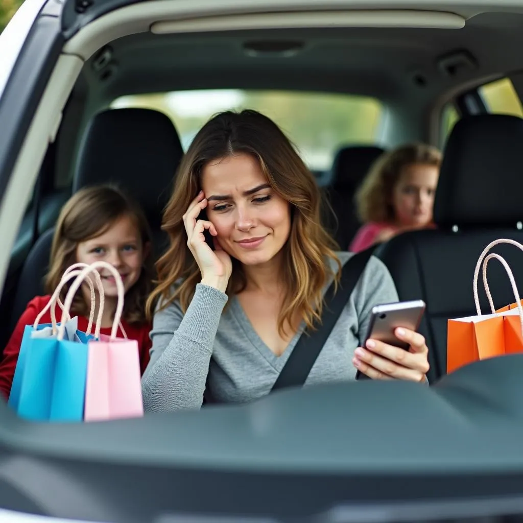 Busy Mom with Car Troubles