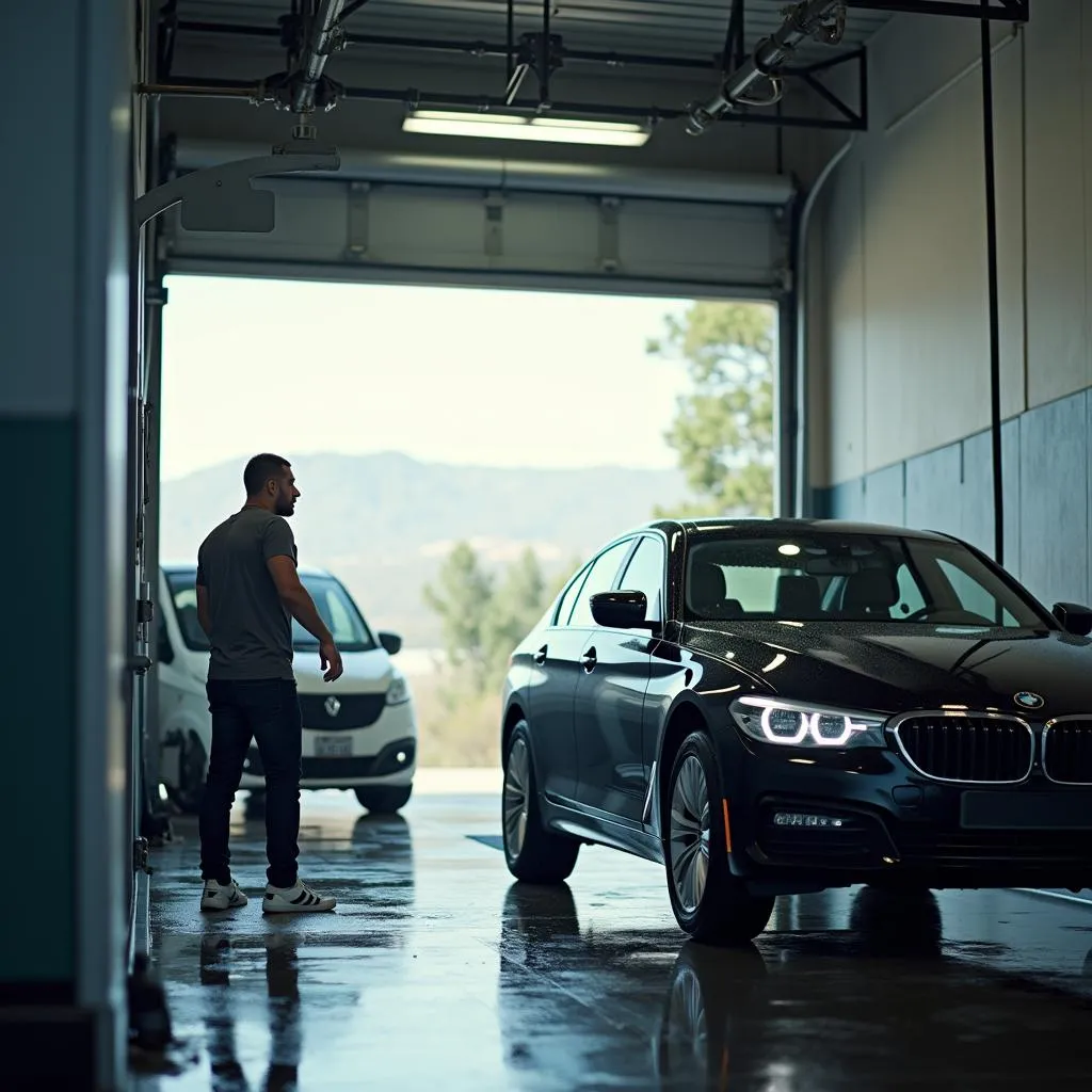 Car Wash Entrance Anxiety