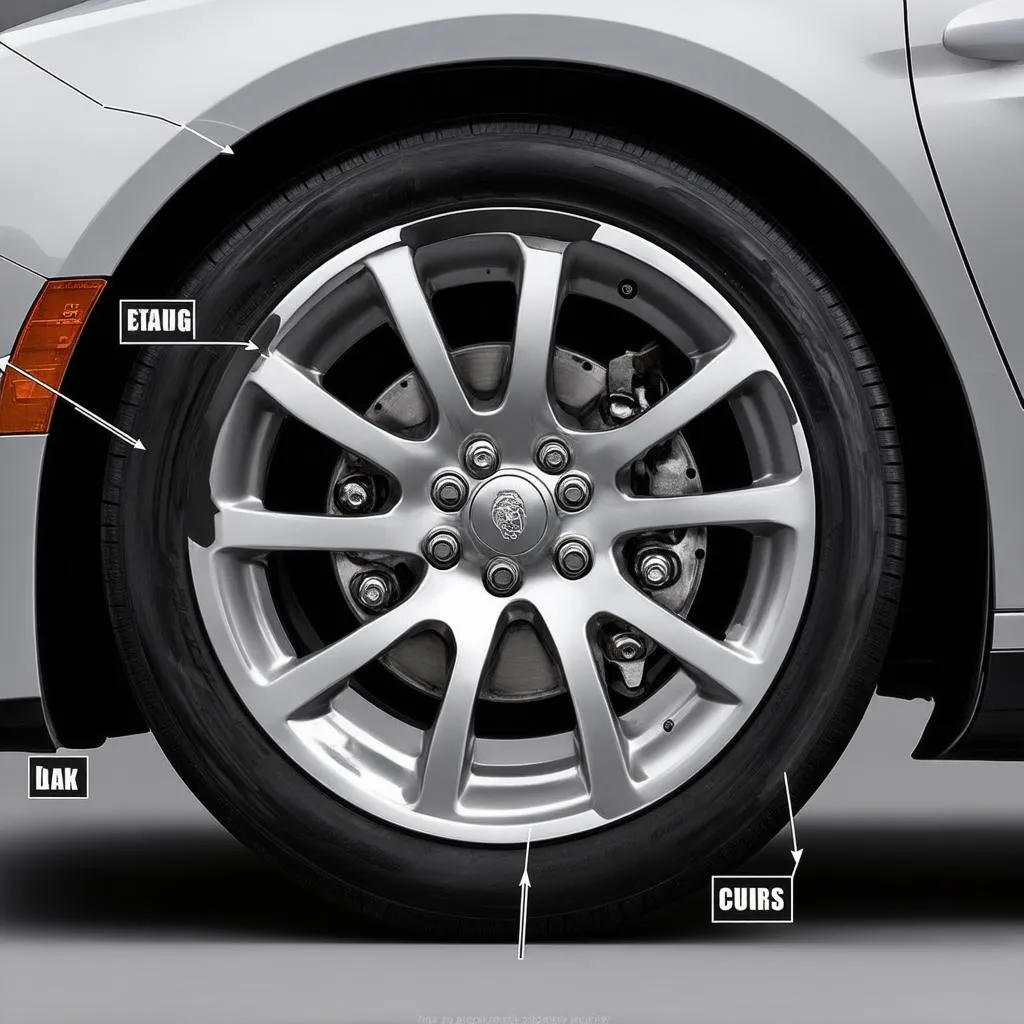 Car Wheel Parts Diagram