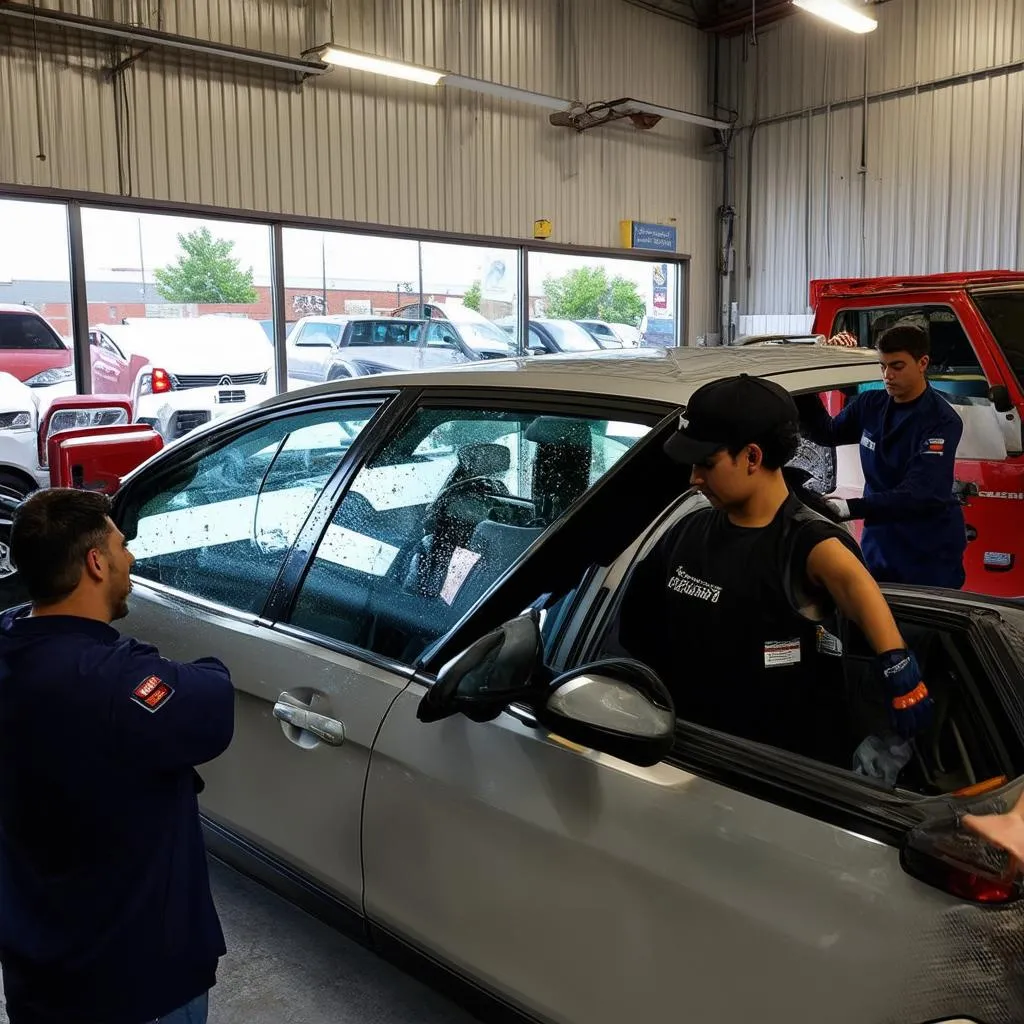 Newark auto glass shop