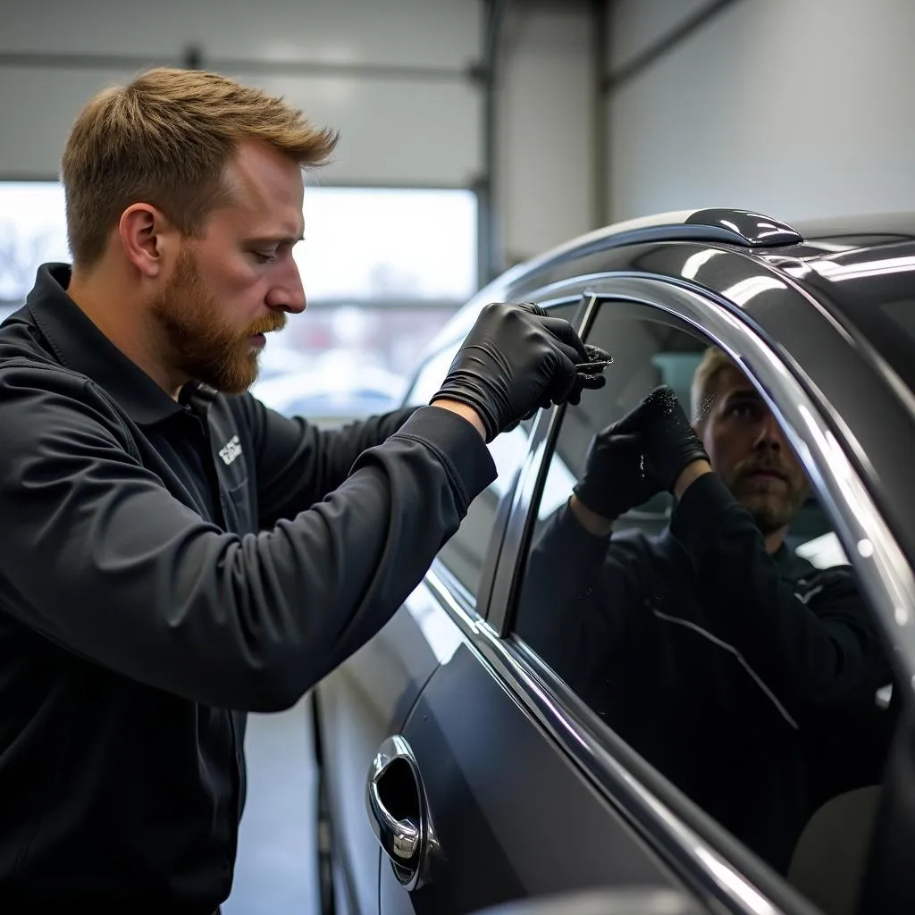 Professional Car Window Tinting Installation in Dayton