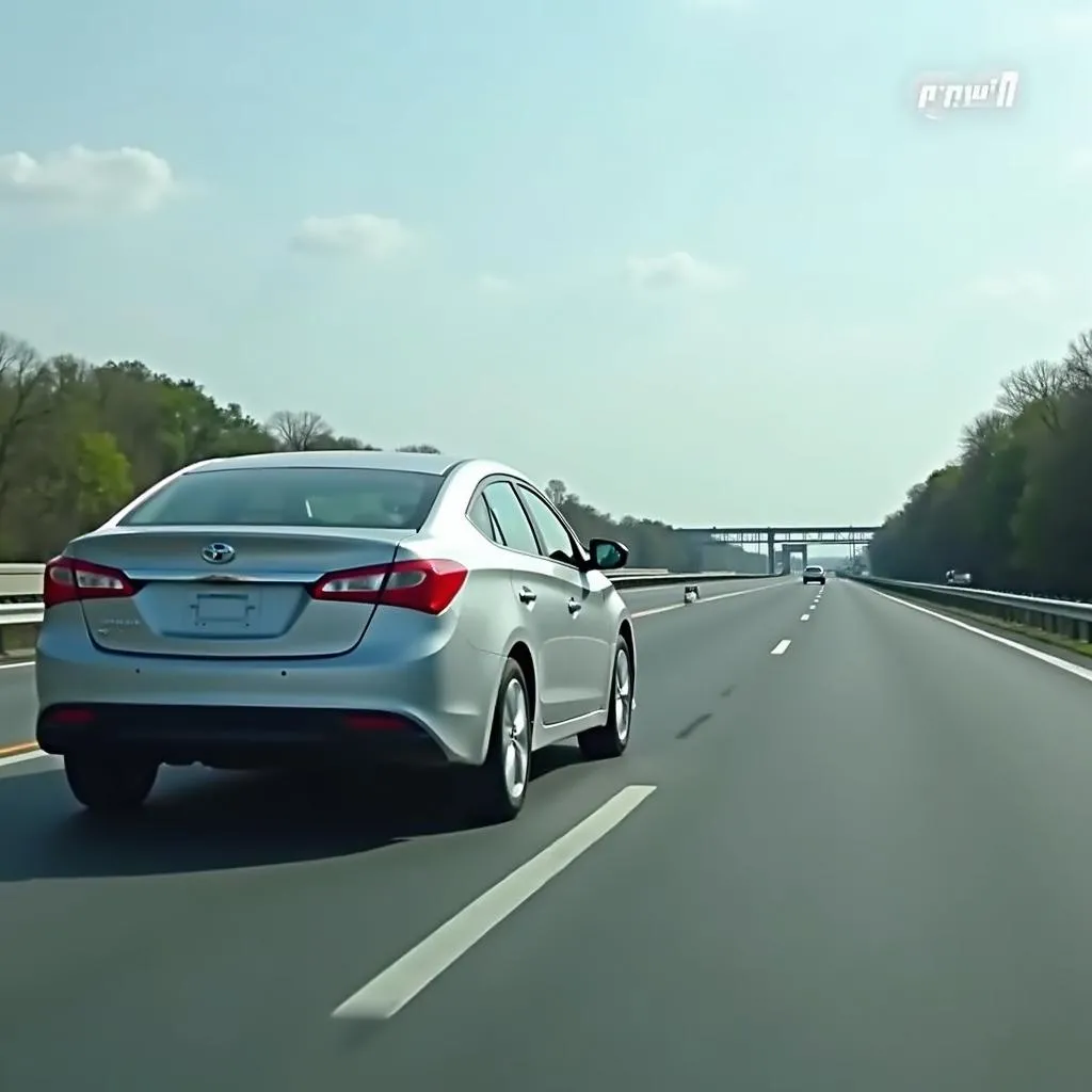 Car Driving with a Temporary Wheel