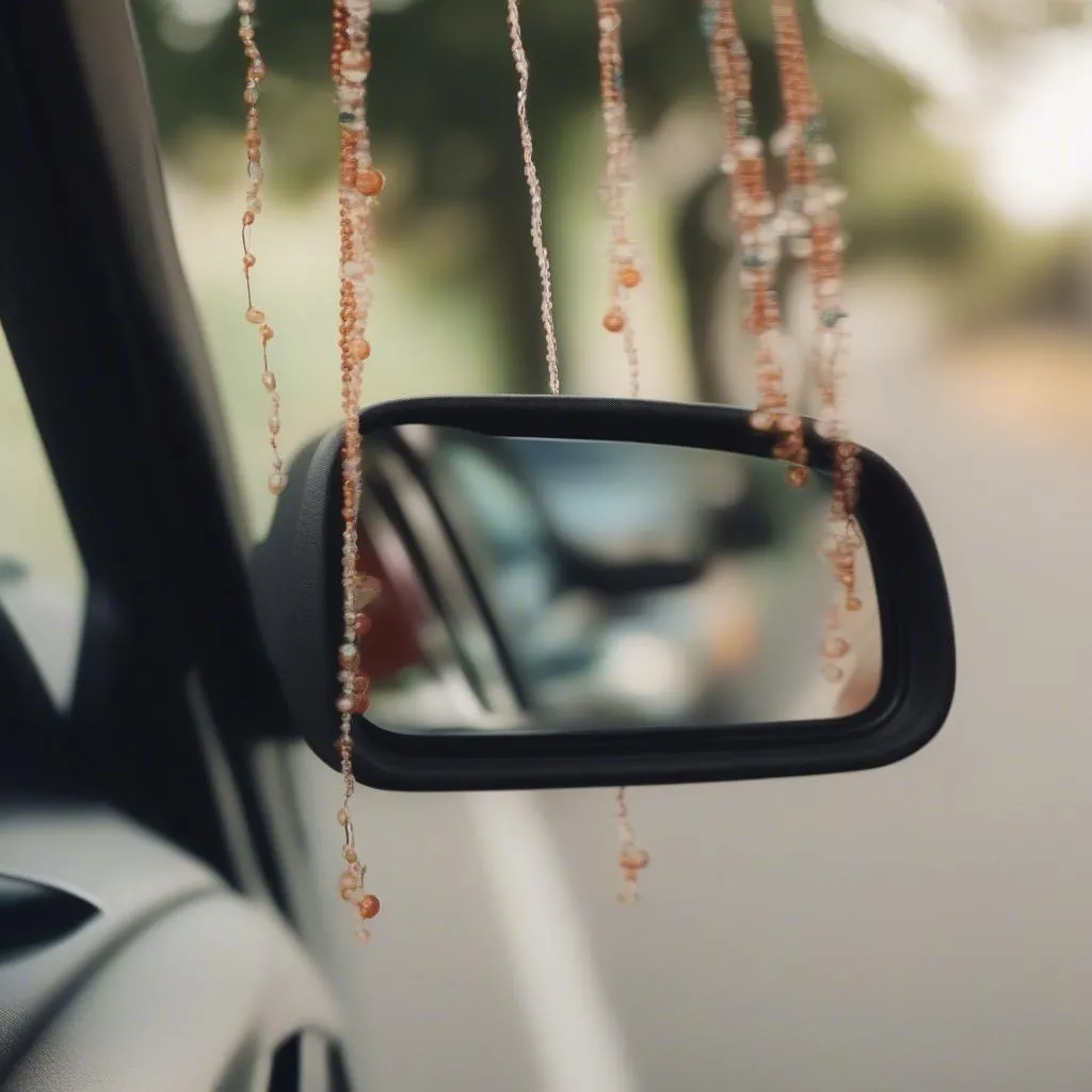 Car Scent Beads in a Car