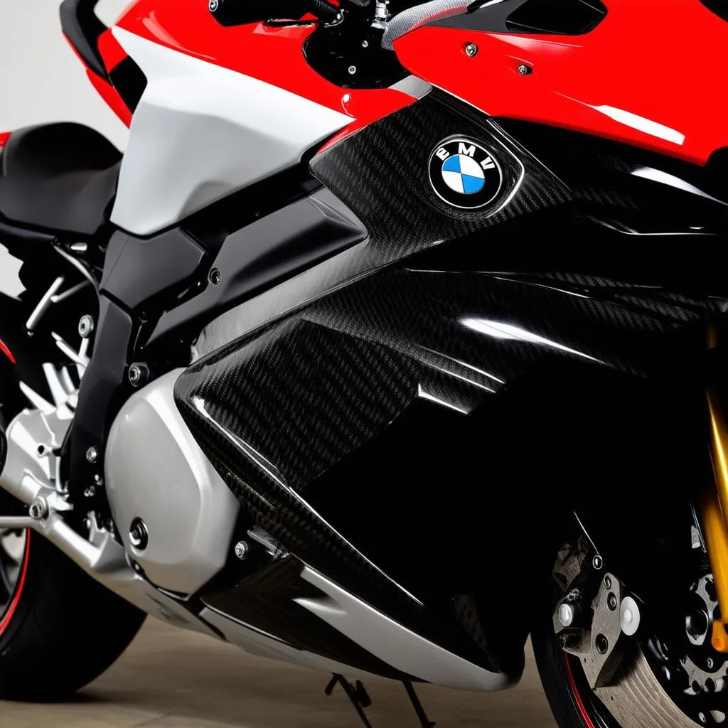 BMW S1000RR with Carbon Fiber Parts