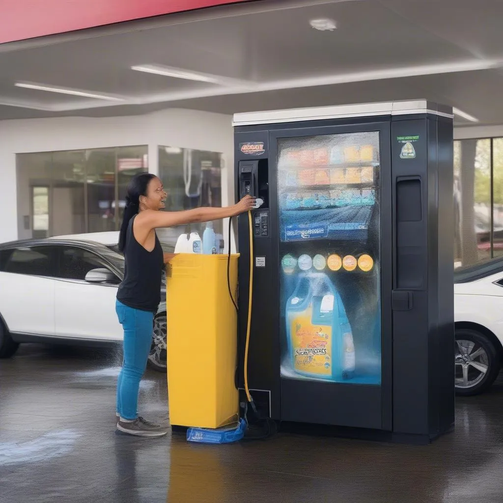 Car Wash Vending Machine User